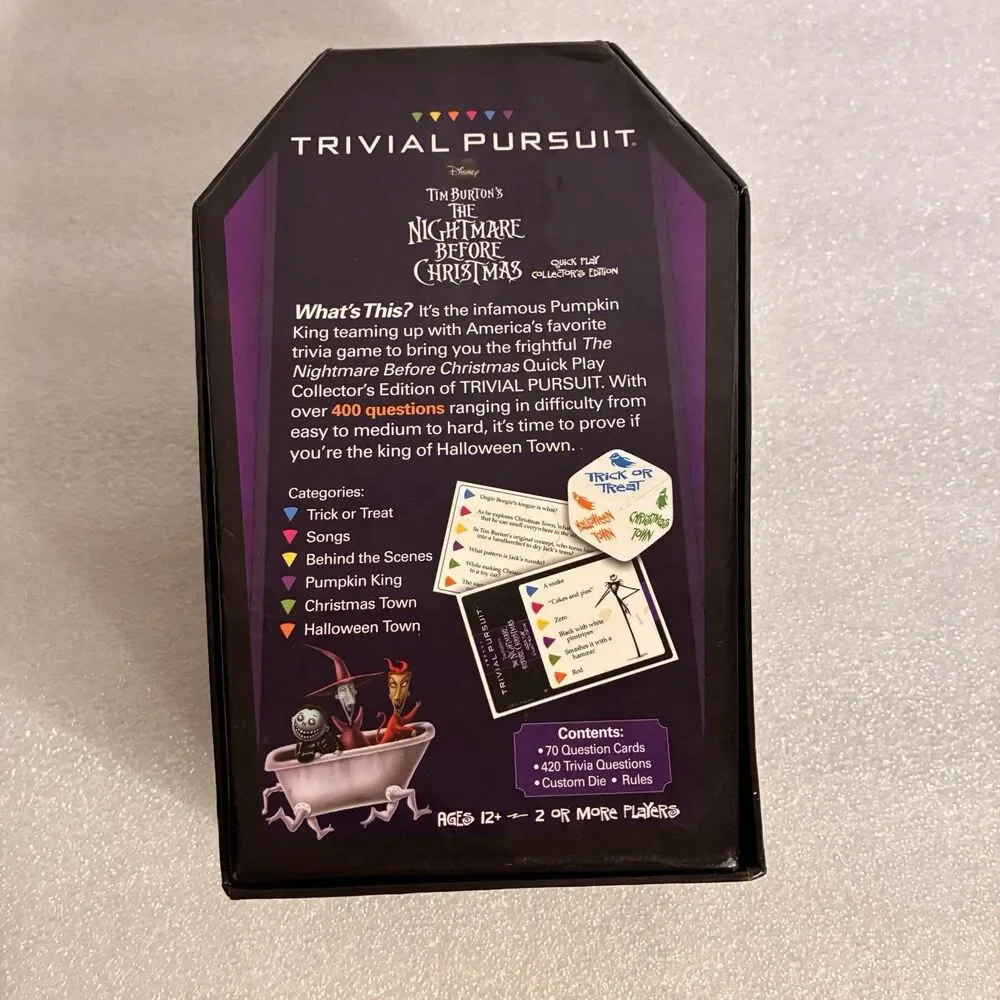 Trivial Pursuit: Disney the Nightmare Before Christmas Collector's Edition